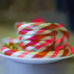 Peppermint Candy Cane Cup & Saucer