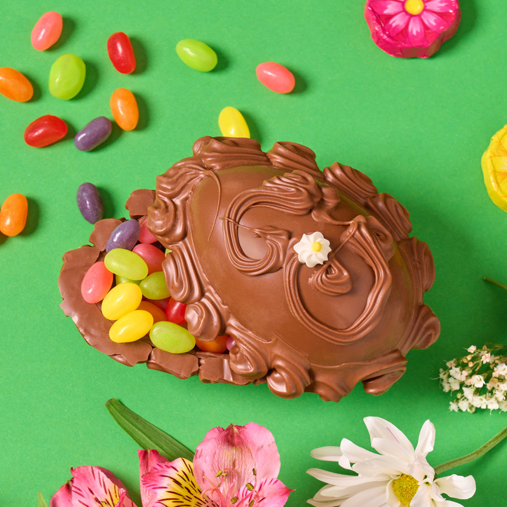 8 oz. Milk Chocolate Shell Egg Giambri's Quality Sweets