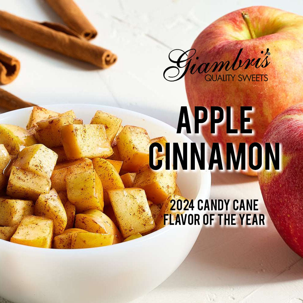 Apple Cinnamon Candy Canes (1 Doz.)