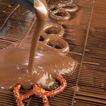 chocolate covered pretzel enrober