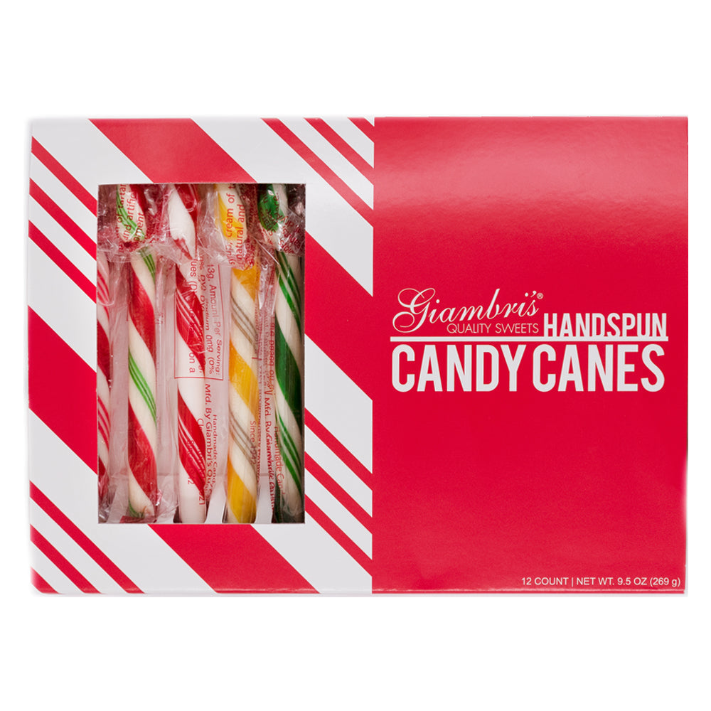 Assorted candy canes pictured