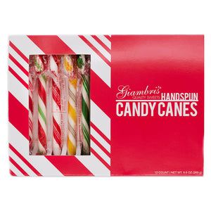 Assorted candy canes pictured