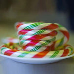 Wintergreen Candy Cane Cup & Saucer