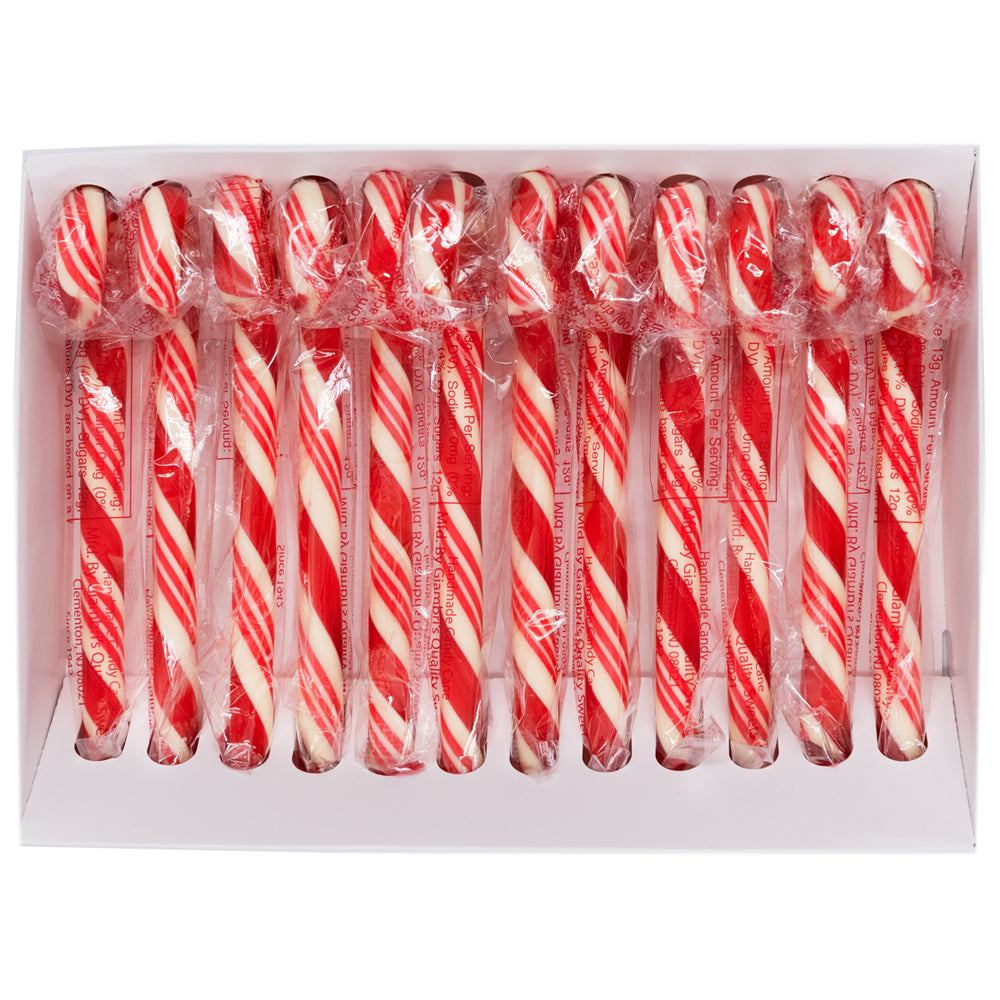 Peppermint Candy Canes (1 Doz.) – Giambri's Quality Sweets