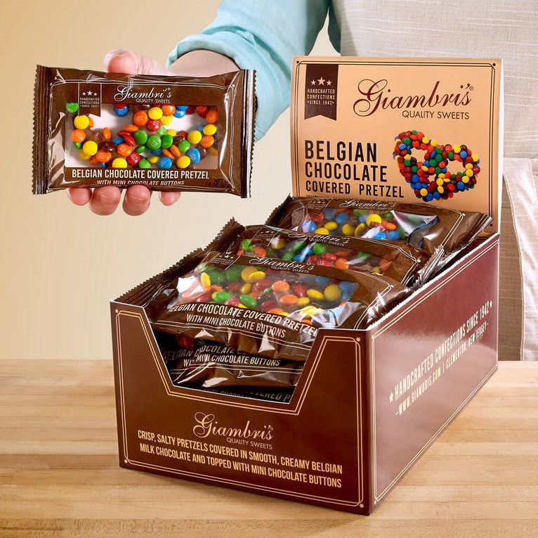 Mini Chocolate Button Pretzel Pack